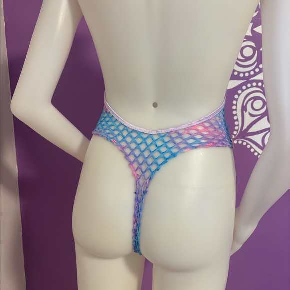 Fishnet 1 Piece Rave Outfit S/M - Picture 2 of 3